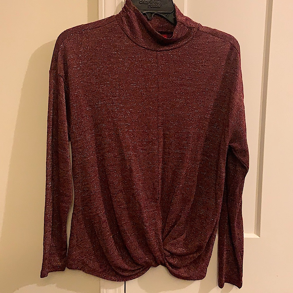 Sparkly red dress up top